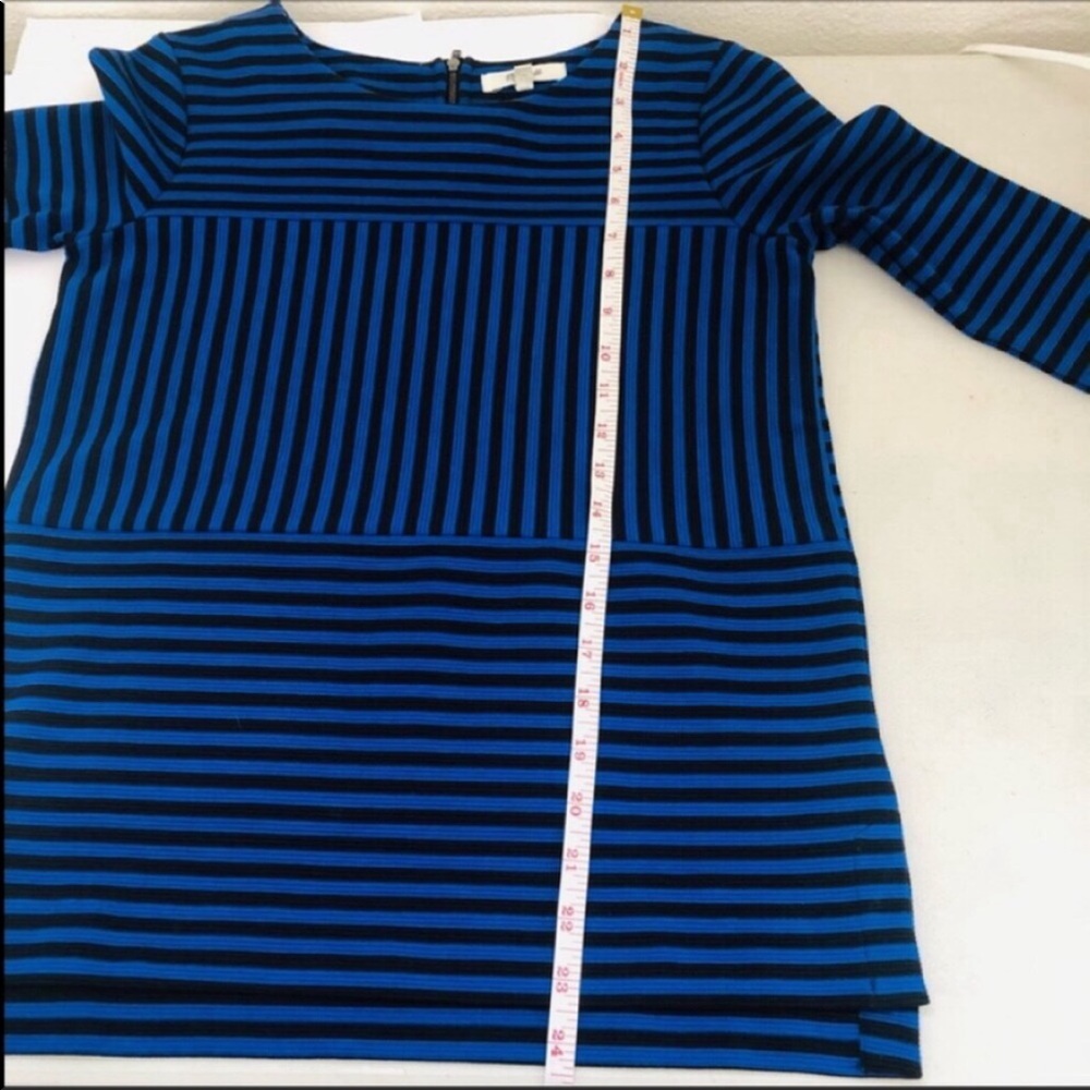 Madewell Blue/Black Striped Top - Like New! - Picture 9 of 13